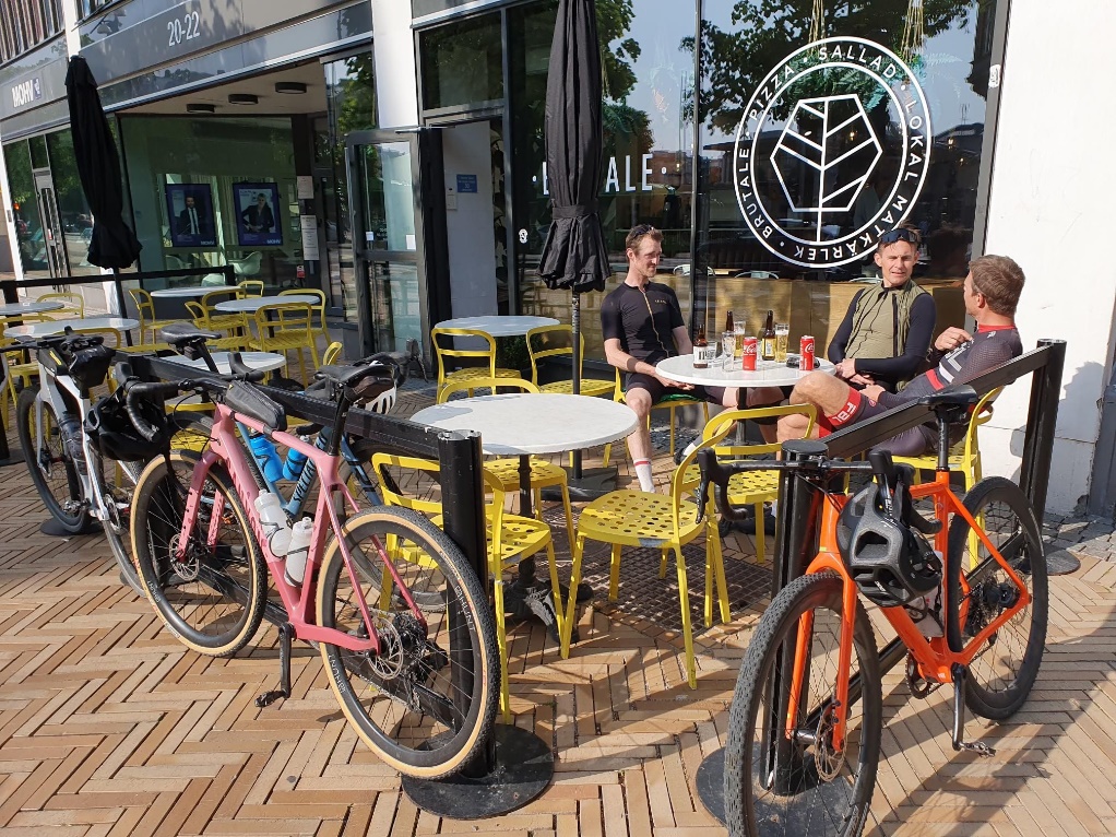 Tilbage på havnen i Helsingborg efter 155 km, 1900 hm og 6timer og 30 minutter i sadlen